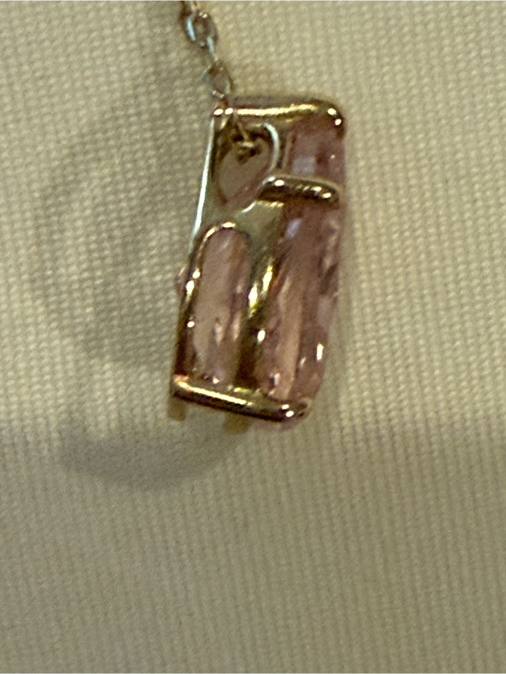 melinda maria Grand Countess pink Gemstone Necklace - Picture 5 of 9